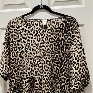 COPY - New leopard blouse.  Size small- from VICi